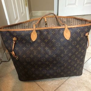 Louis Vuitton neverfull GM hand bag